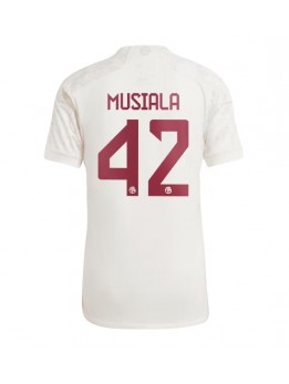 Moški Nogometna dresi replika Bayern Munich Jamal Musiala #42 Tretji 2023-24 Kratek rokav